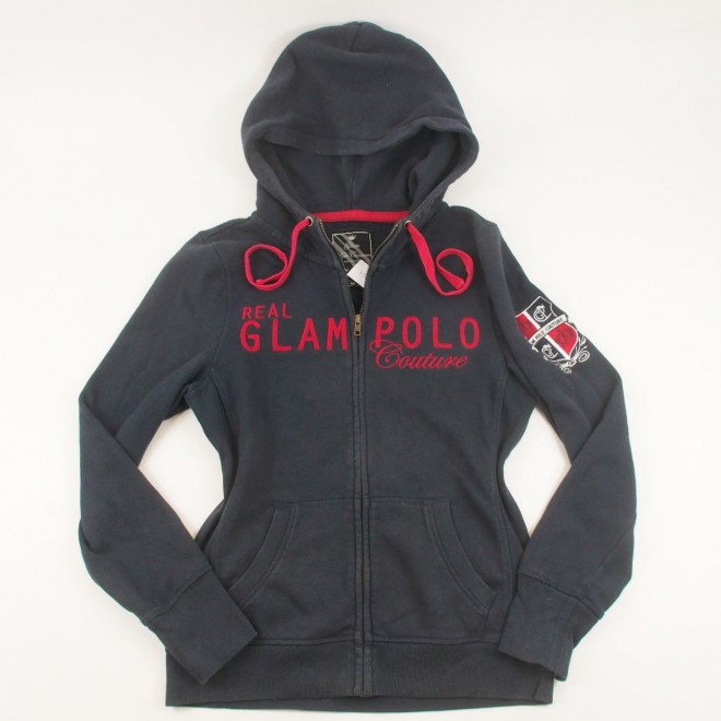HV Polo Sweat-Hoodie GLAM POLO m. Details, Gr. M, guter Zustand