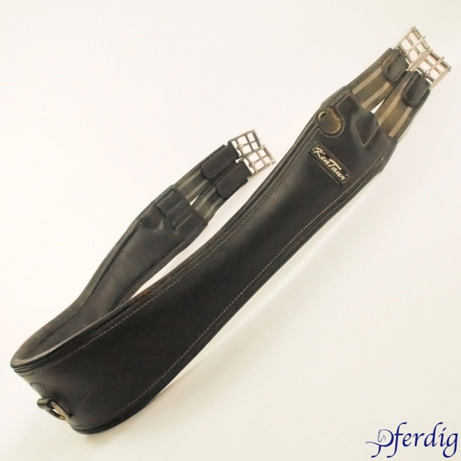 Kentaur Leder-Sattelgurt anatomisch schwarz, 125, sehr guter Zustand